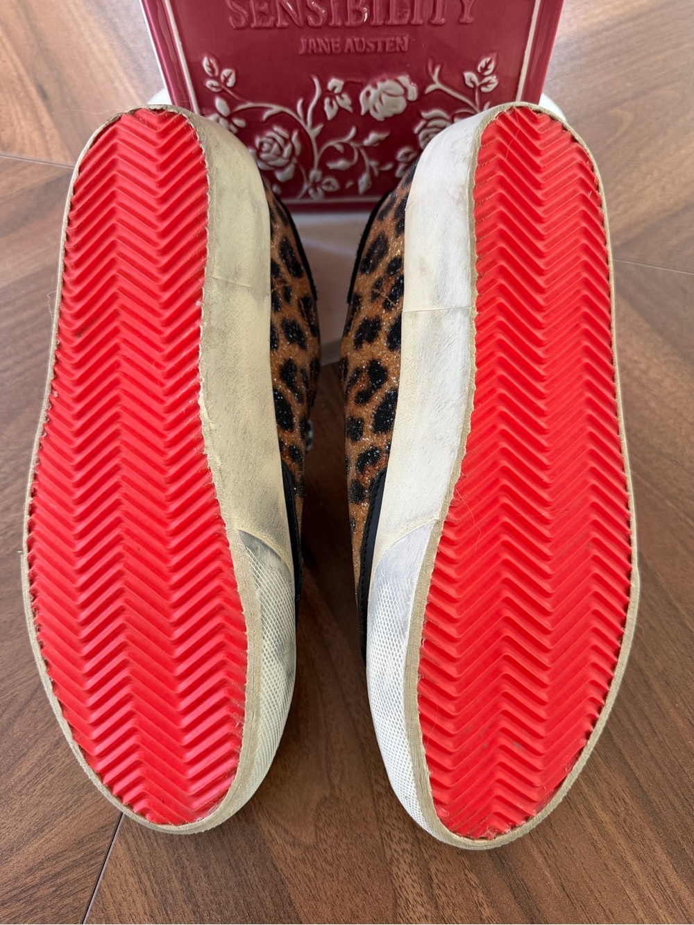 Authentic Golden Goose Crystal Leopard  Superstars- 37 - Picture 4 of 9